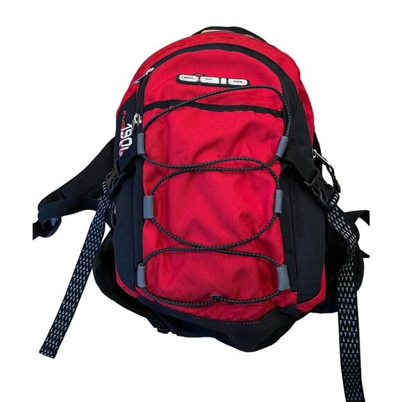 OGIO Sport Fugitive 1900 03246 Black Red Backpack Bookbag Gym Travel Laptop - Picture 1 of 11